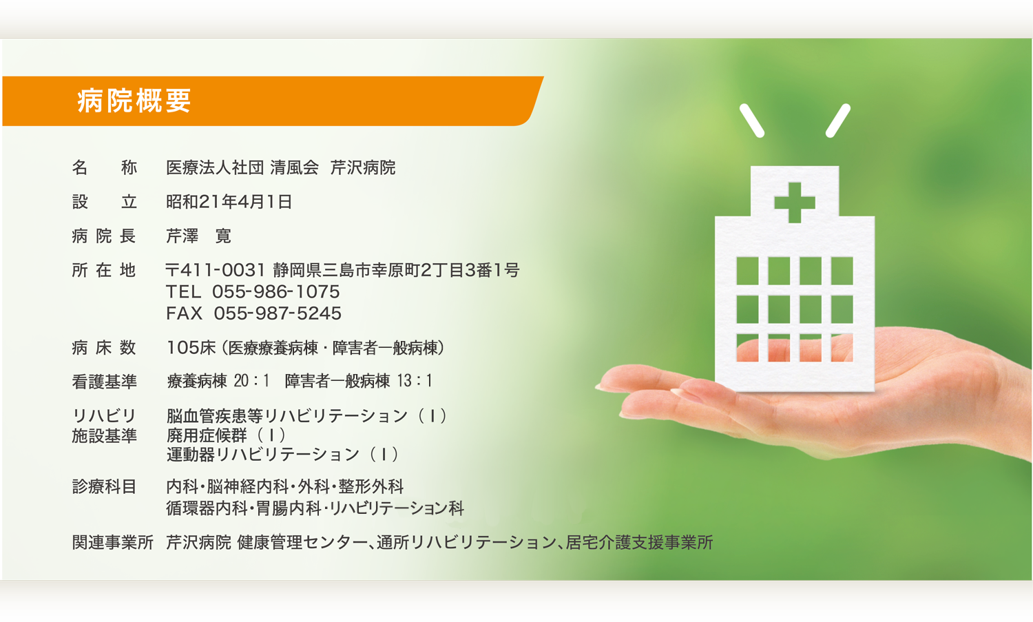 病院概要